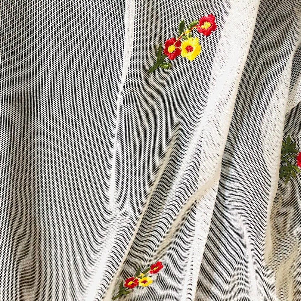 LuLaRoe Lola Skirt with Embroidered Flower - S - Picture 10 of 10